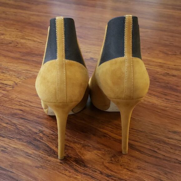 Jimmy Choo Tan Suede Chic Stiletto Heel Ankle Boot Size 38.5 - Picture 9 of 15